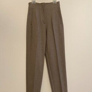 NWOT Zara Tailored Tan Trousers - High Waisted - Size XS